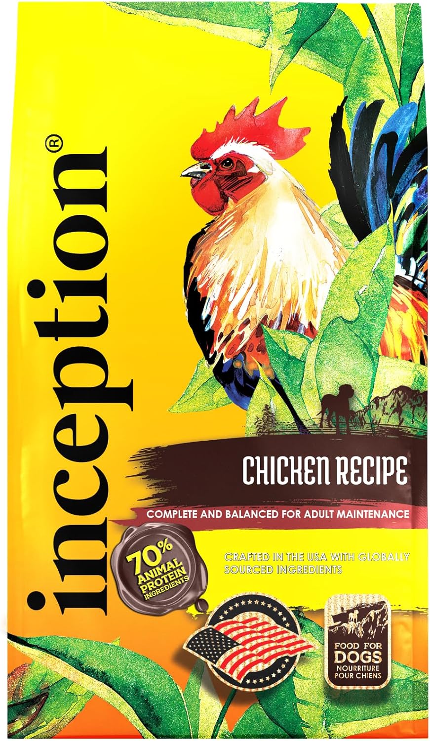 Inception Dry Dog Food Chicken Recipe for Complete Nutrition