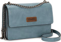 Wrangler Flap Crossbody Purse for Women - Compact Everyday Wallet Bag