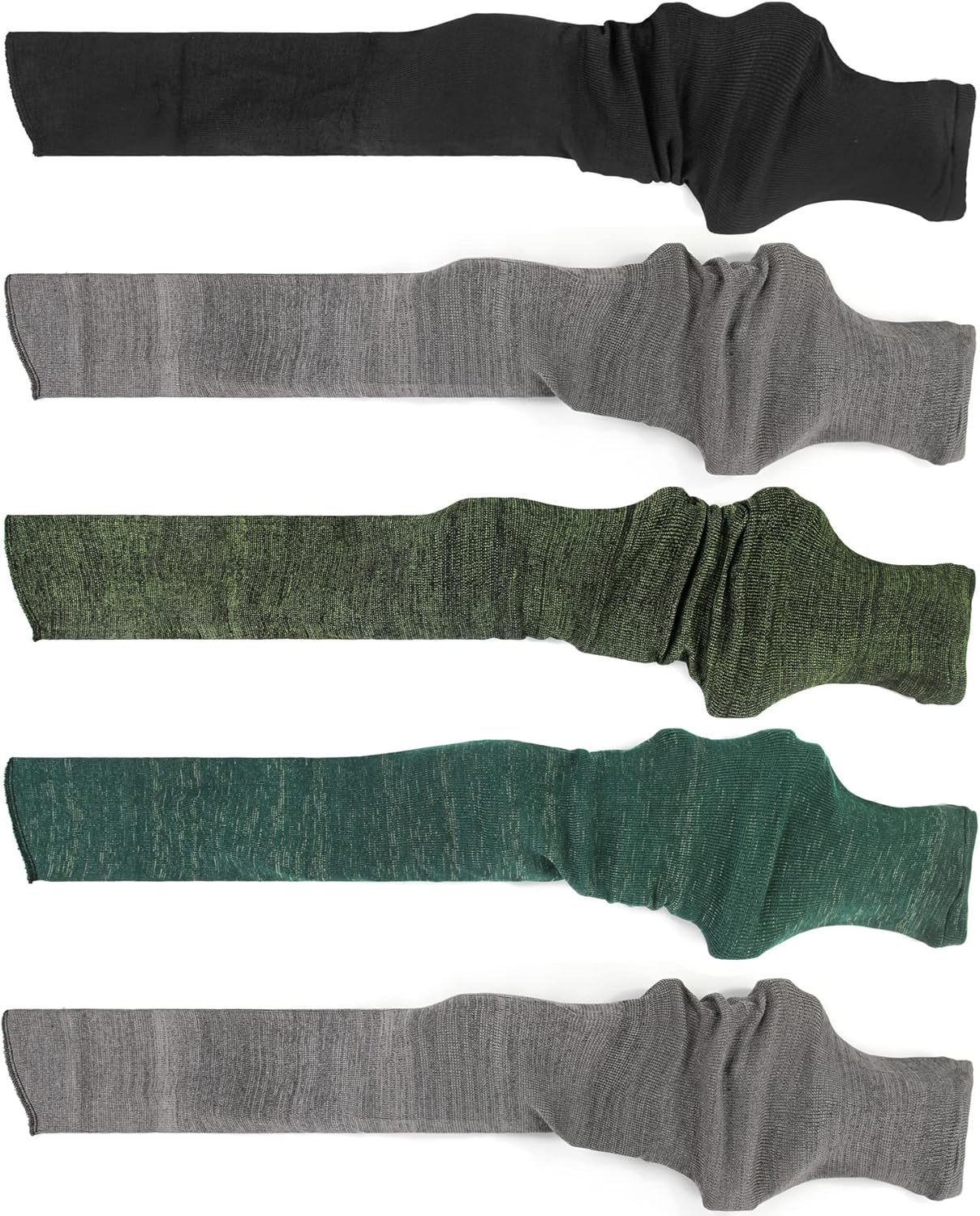 GUGULUZA Extra-Thick Gun Socks for Rifle with Scope - 5-Pack