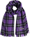 NFL Plaid Blanket Scarf - Warm and Snuggly Fashion Accessory