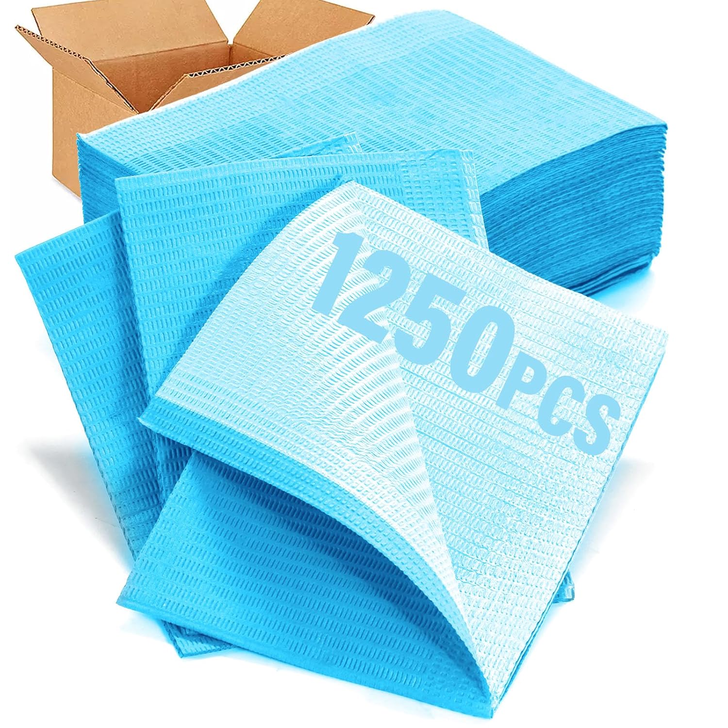LA MIERE Disposable Dental Bibs for Dentists and Tattoos 1250pcs