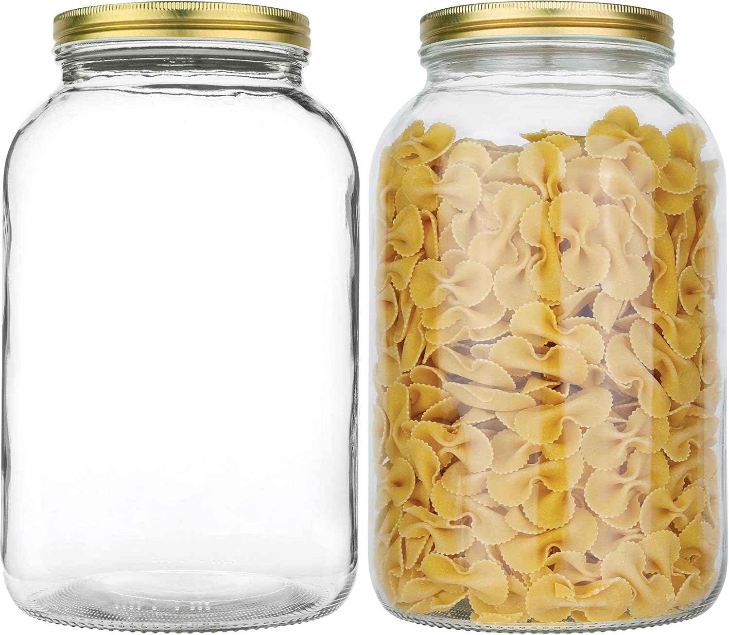 1 Gallon Glass Mason Jars - Perfect for Kombucha and Canning