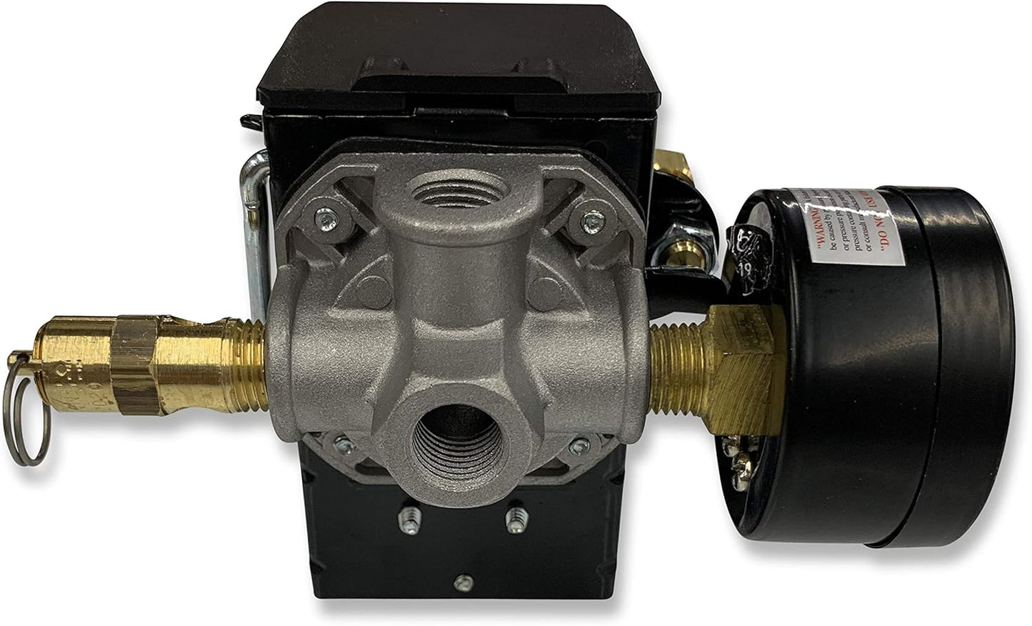 25 AMP Air Compressor Pressure Switch with Gauge
