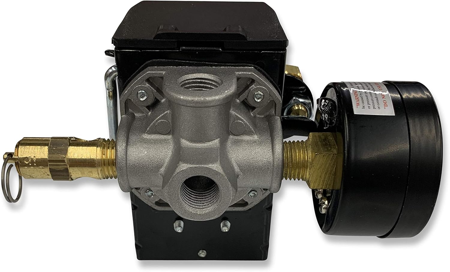 25 AMP Air Compressor Pressure Switch with Gauge