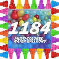 Water Balloons 1184 Pack Rapid-Fill Party Set - Quick Start Fun