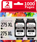 275XL Black Ink Cartridges for Canon Printers - 2-Pack