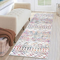 KUTA Boho Runners for Hallways 2x6 - Soft Multi-Color Moroccan Runner