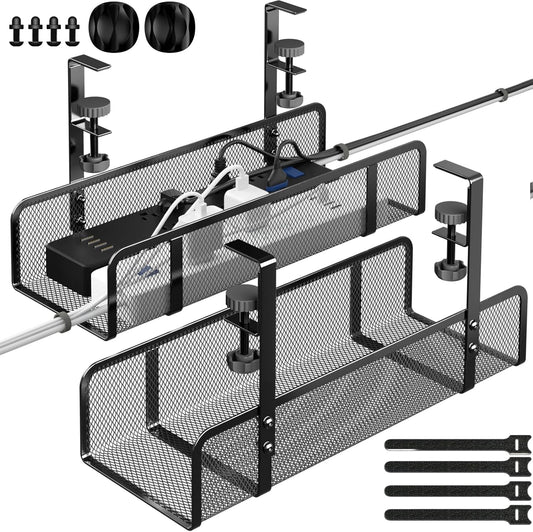 Wire Management Tray - No Drill, No Damage
