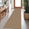 Braided Runner Rug 2x7 Ft Washable Runner - Non Slip Cotton Blend