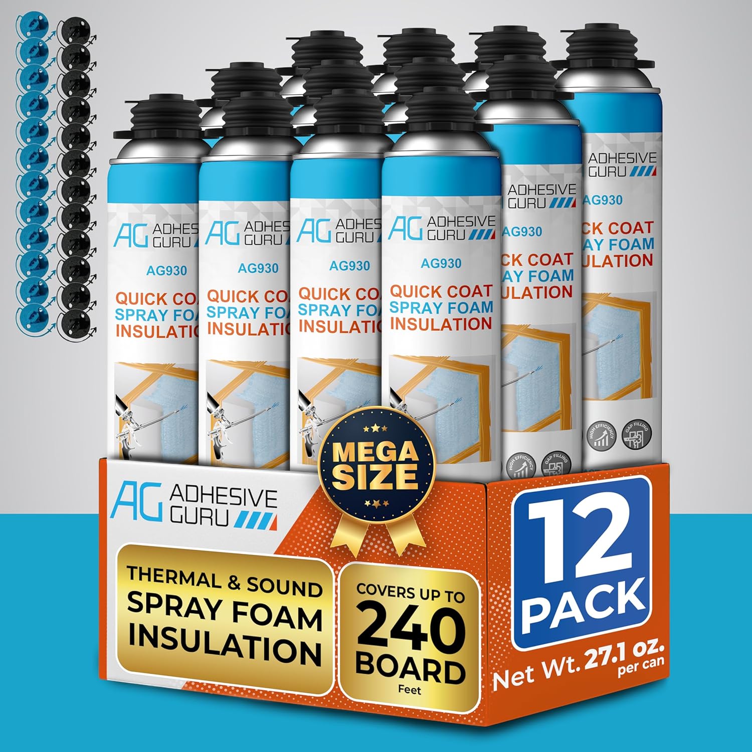 Adhesive Guru Heat Insulation Spray Foam for Efficient Insulation