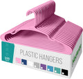 Neaterize Clothes Hangers Plastic 100 Pack for Perfect Closet