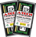 A-Tech 64GB Kit (2x32GB) DDR4 2666MHz SODIMM RAM - Laptop Upgrade