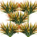 32 Pcs Artificial Grass Fake Plants 17.3in Outdoor Greenery - Low