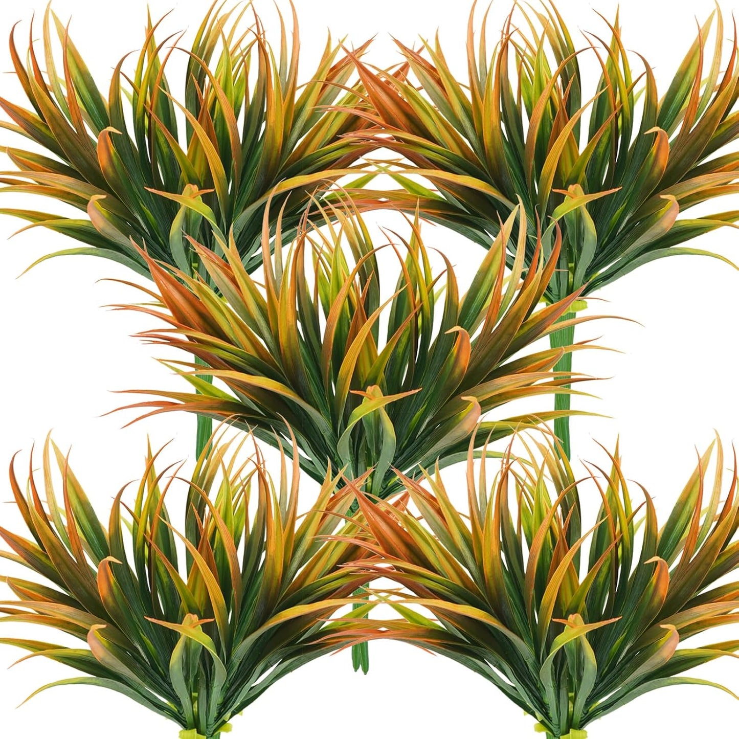32 Pcs Artificial Grass Fake Plants for Home and Garden Decor