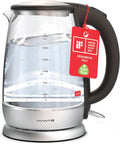 Viante Electric Glass Tea Kettle - Fast 1.7L BPA-Free Boil
