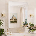 24x32 Mirrored Medicine Cabinet Recessed or Wall Mount - Stepless