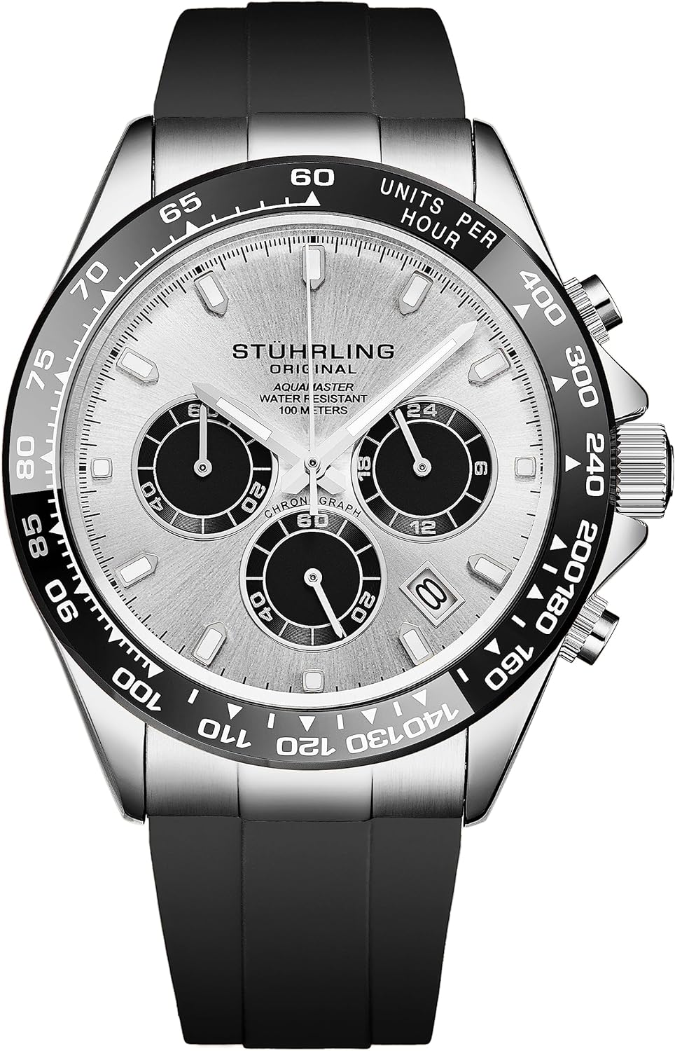 Stuhrling Aquamaster Chronograph-Date Watch for Men