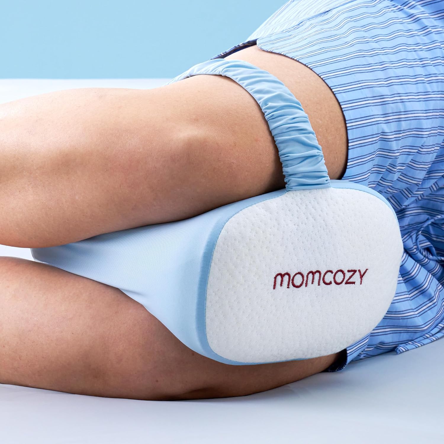 Momcozy Knee Pillow for Side Sleepers with Cooling Cover