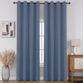 Blackout Window Curtains 72 in 2 Panels Set - Full Dark, Insulated
