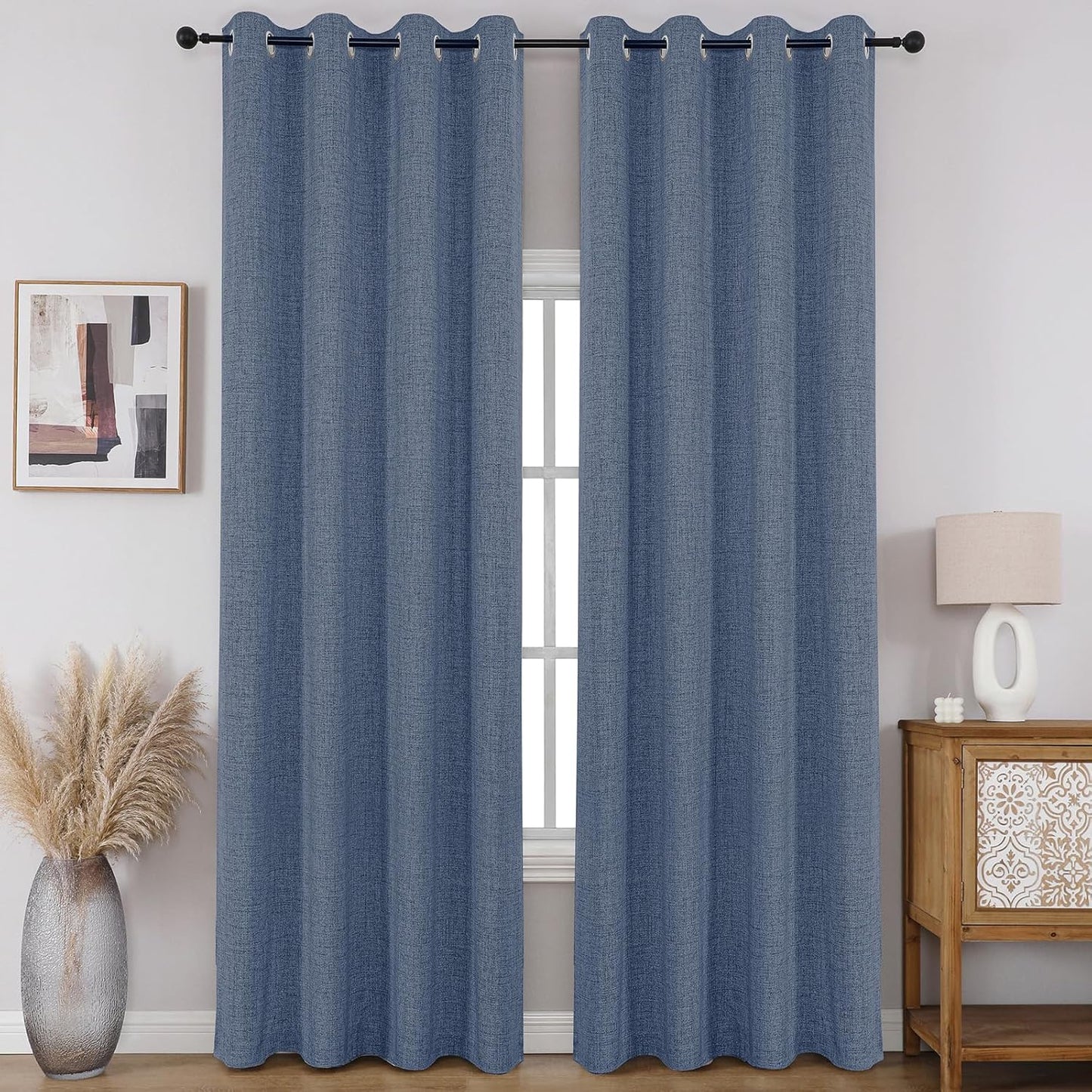 CUCRAF 100% Blackout Window Curtains for Total Darkness