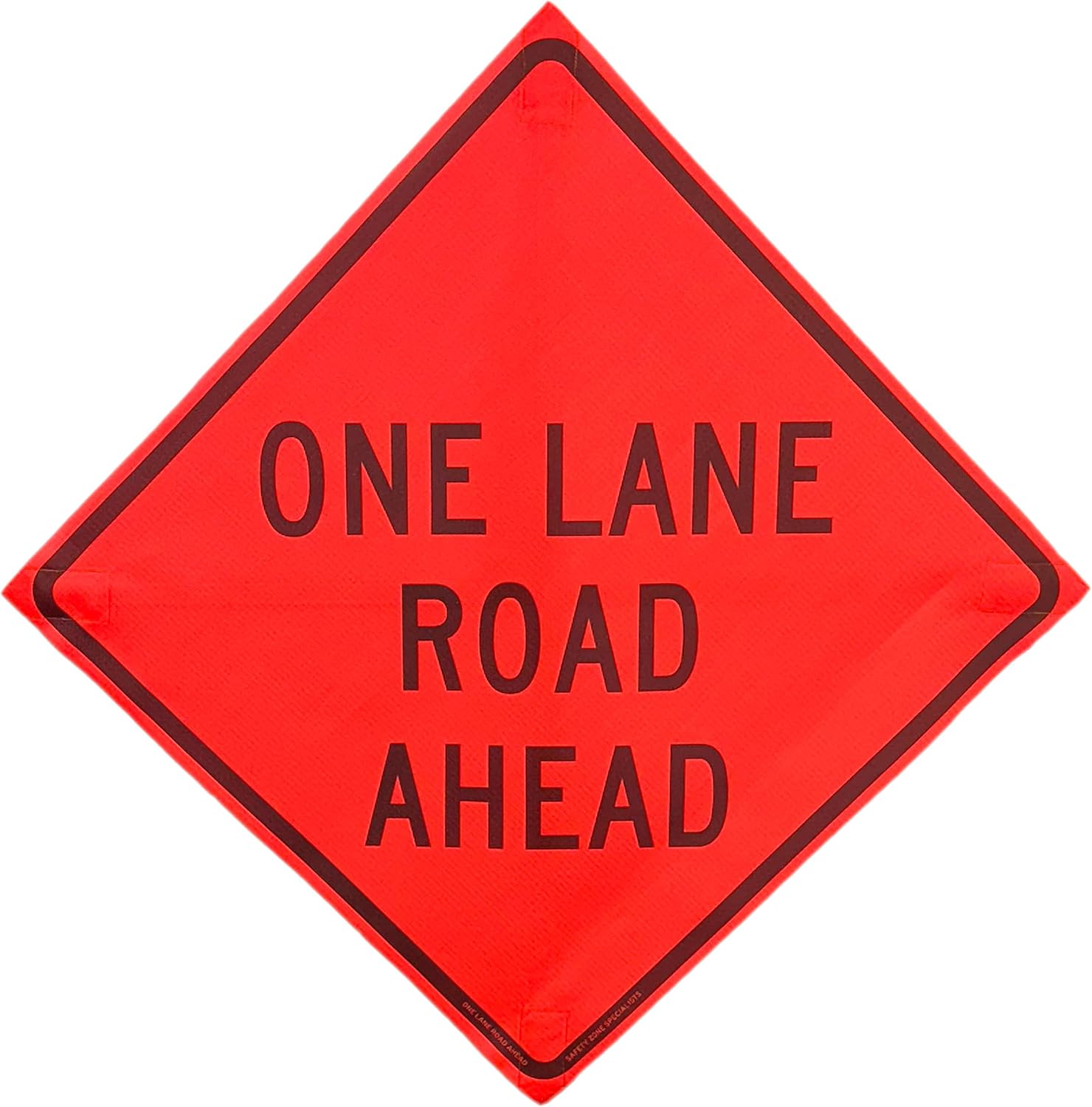 OrangeGear 48 x 48 MUTCD Compliant Safety Mesh Traffic Signs
