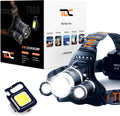 TDC Head Lamp Led Rechargeable Super Bright - 1080 Lumen