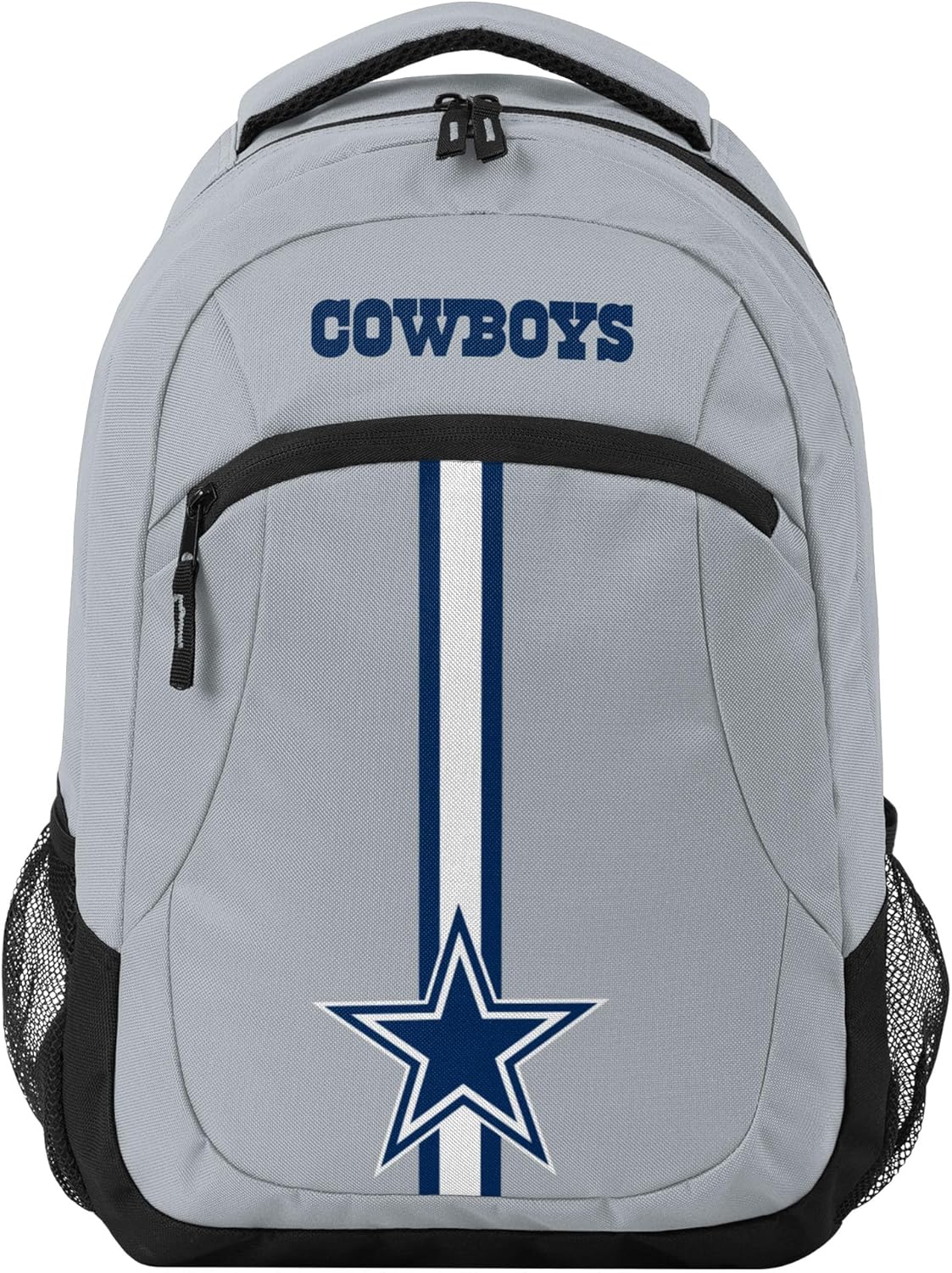 Dallas Cowboys NFL Alternate Color Action Backpack - Gray Style