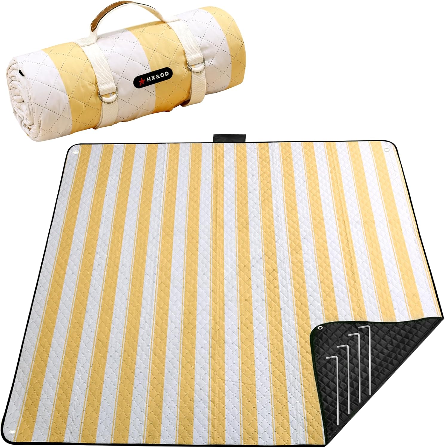 Outdoor Picnic Blanket: Waterproof & Portable 80''x80''