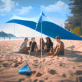 Auveach 10x10 FT Beach Sun Shelter - UPF50+ Waterproof Shade