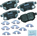 Bendix Priority1 CFC1354 Ceramic Rear Brake Pads - Quiet, OE Fit
