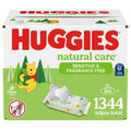 Huggies Natural Care Sensitive Baby Wipes, Unscented - Gentle Daily