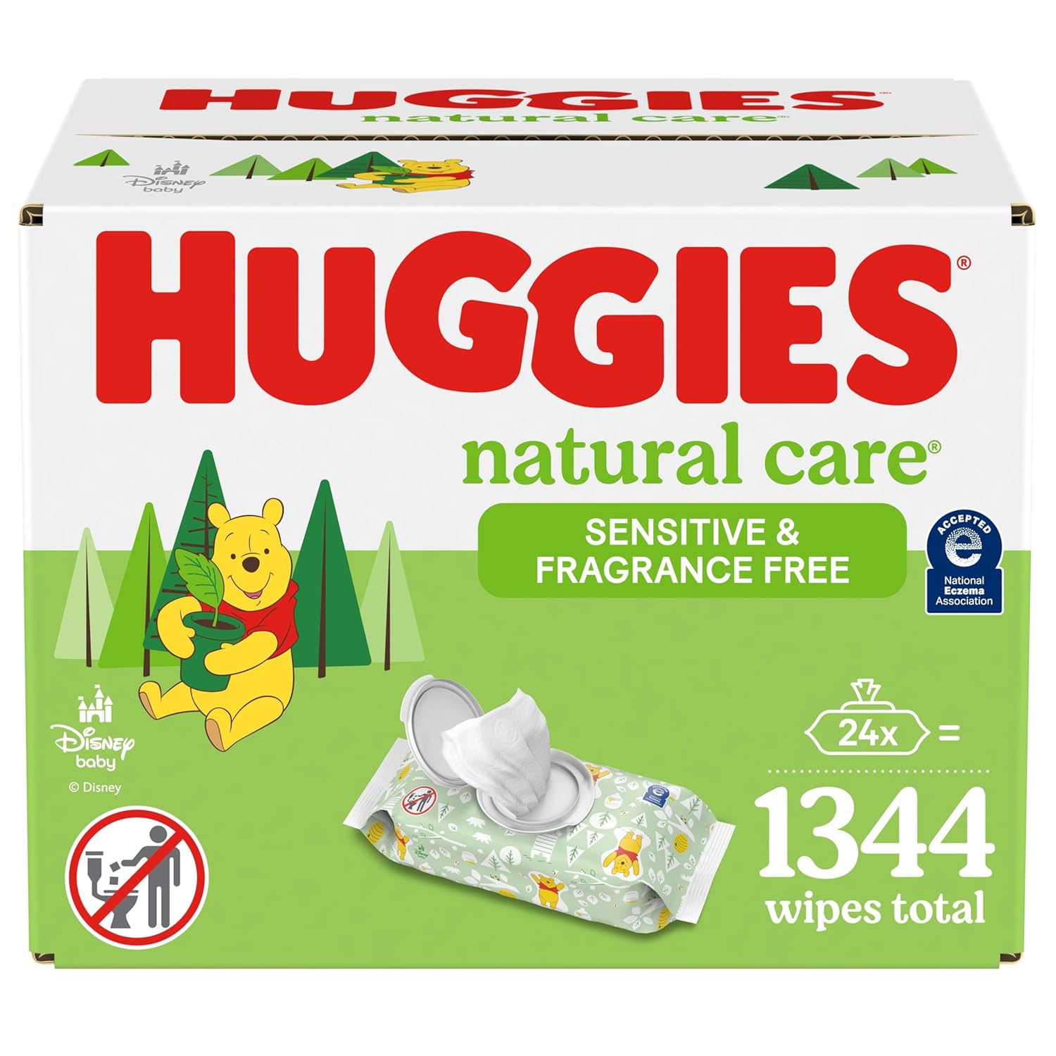 HUGGIES Sensitive Baby Wipes: Pure & Gentle Care