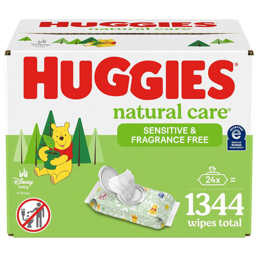 HUGGIES Sensitive Baby Wipes: Pure & Gentle Care