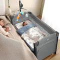 JOYMOR Baby Bedside Bassinet and Pack n Play - 3-in-1 Travel Bassinet