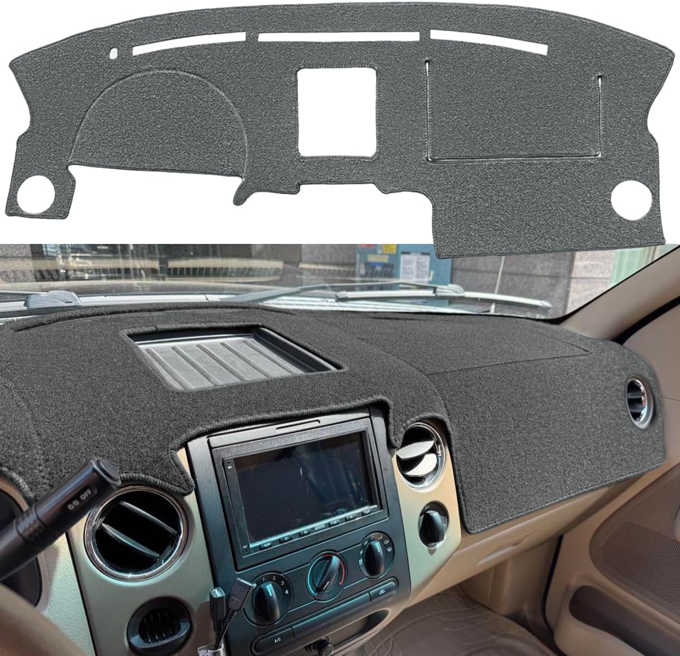 Custom Fit Dashboard Cover for Ford F150 Pickup Truck 2004-2008