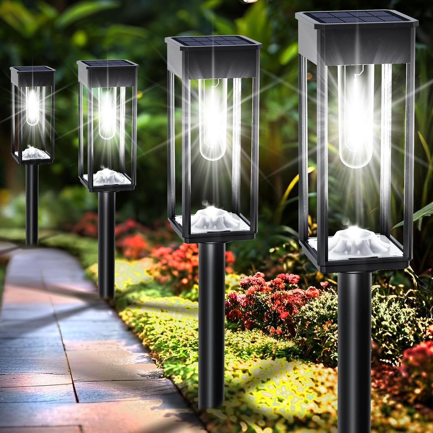 High Brightness Solar Pathway Lights for Outdoor Decor