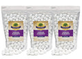 White Jordan Almonds 3-Pack Party Favor Candy - Elegant White