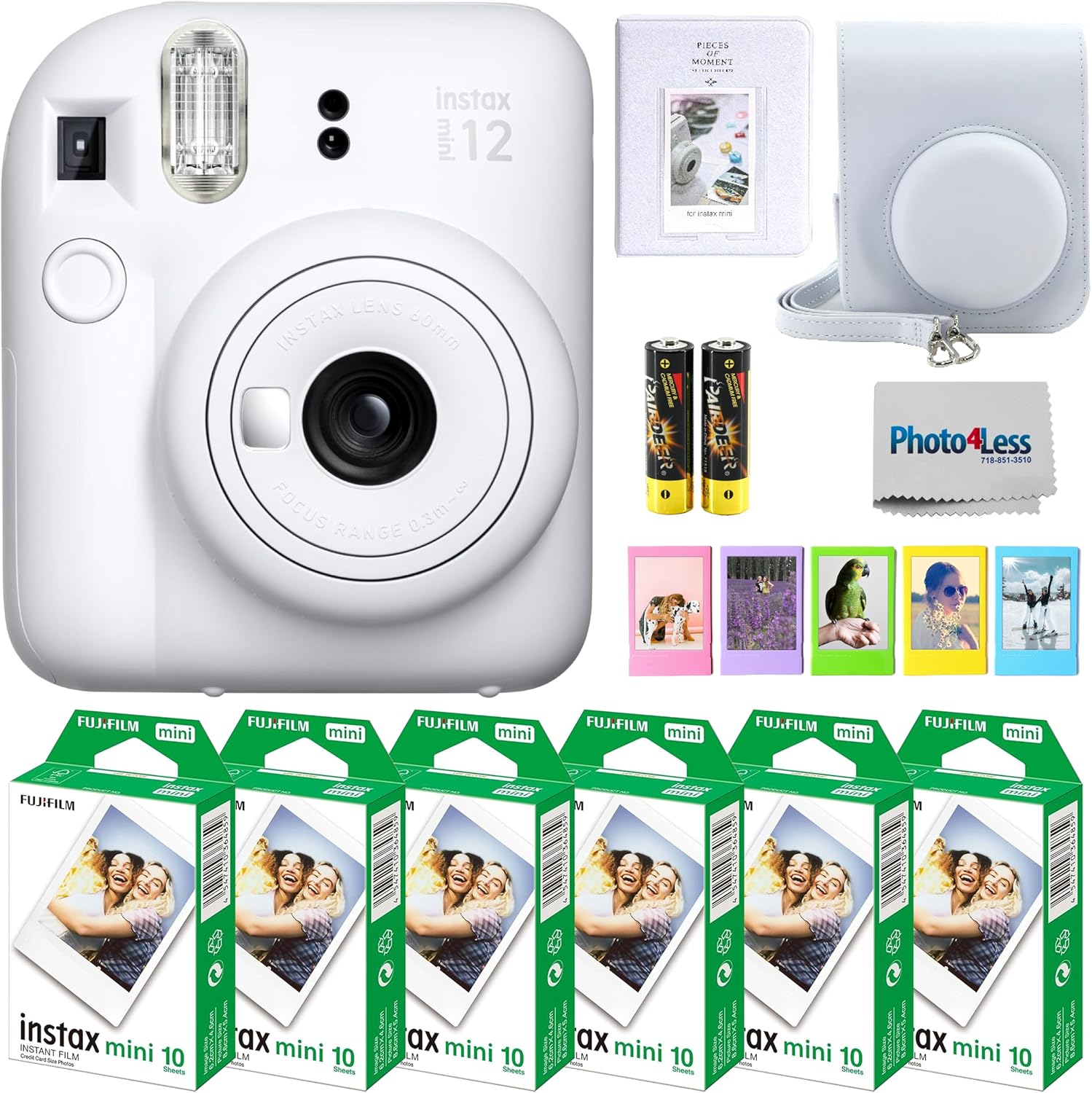 Fujifilm Instax Mini 12 Instant Camera Bundle with Film Pack