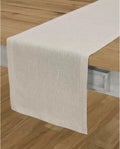 Solino Home Linen Table Runner 72 in Athena - Natural Linen Accent