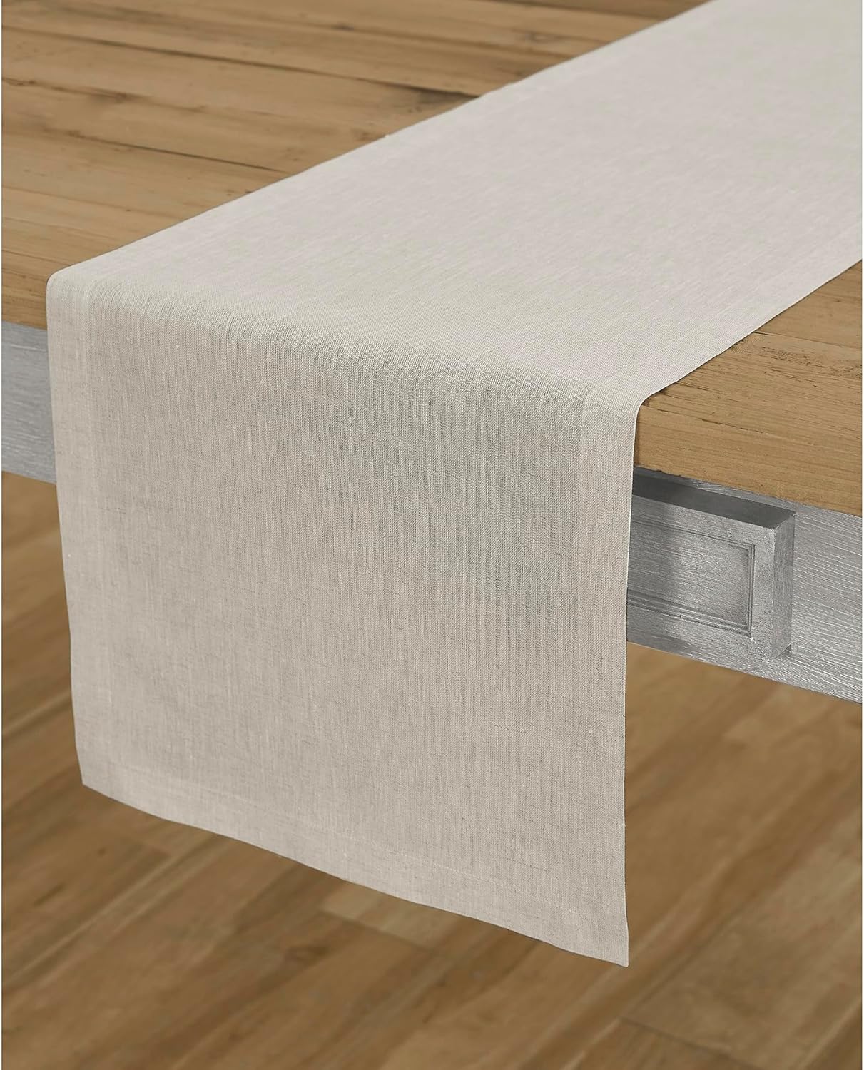 Elegant 100% Pure Linen Table Runner for Stylish Dining Decor