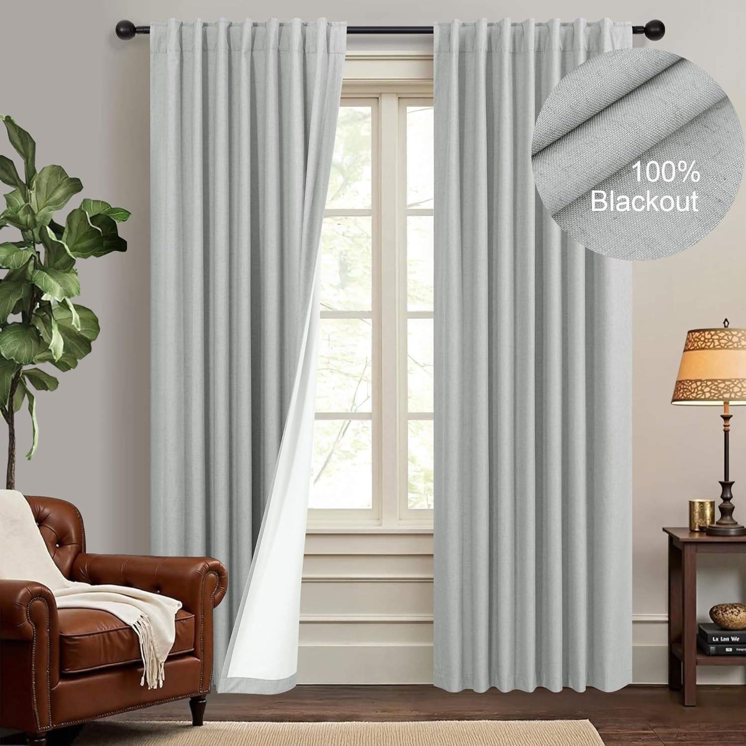 Living Room Darkening Curtains 72 Inches Long for Any Space