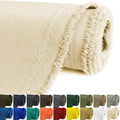 Ivory Waterproof Canvas Fabric 58in by the Yard - Durable 600D Cordura