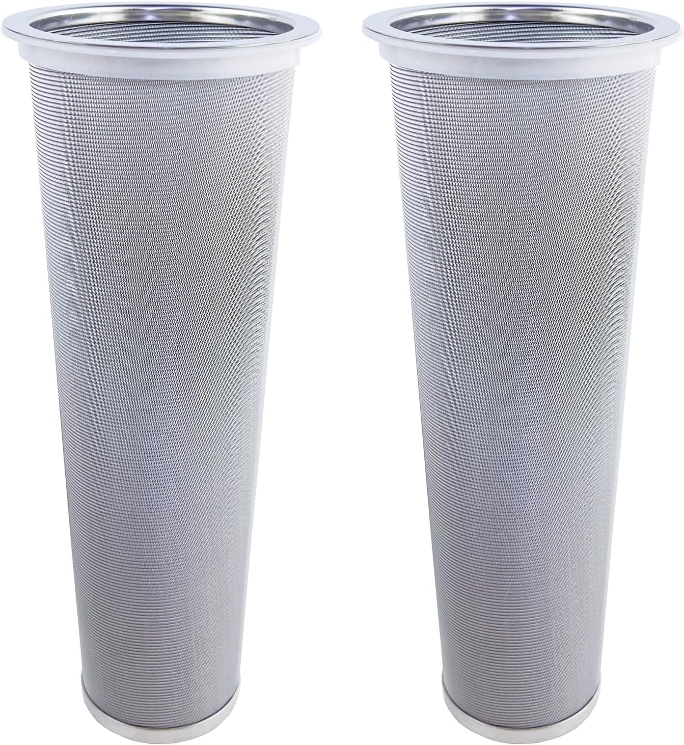 2-Pack Stainless Cold Brew Filter: 64oz Mason Jars