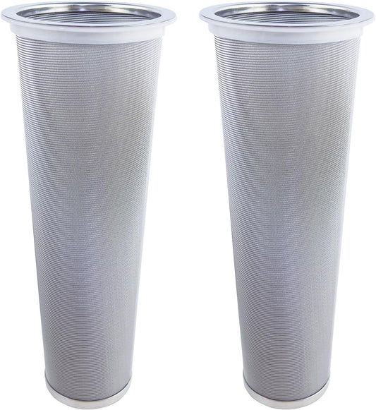 2-Pack Stainless Cold Brew Filter: 64oz Mason Jars