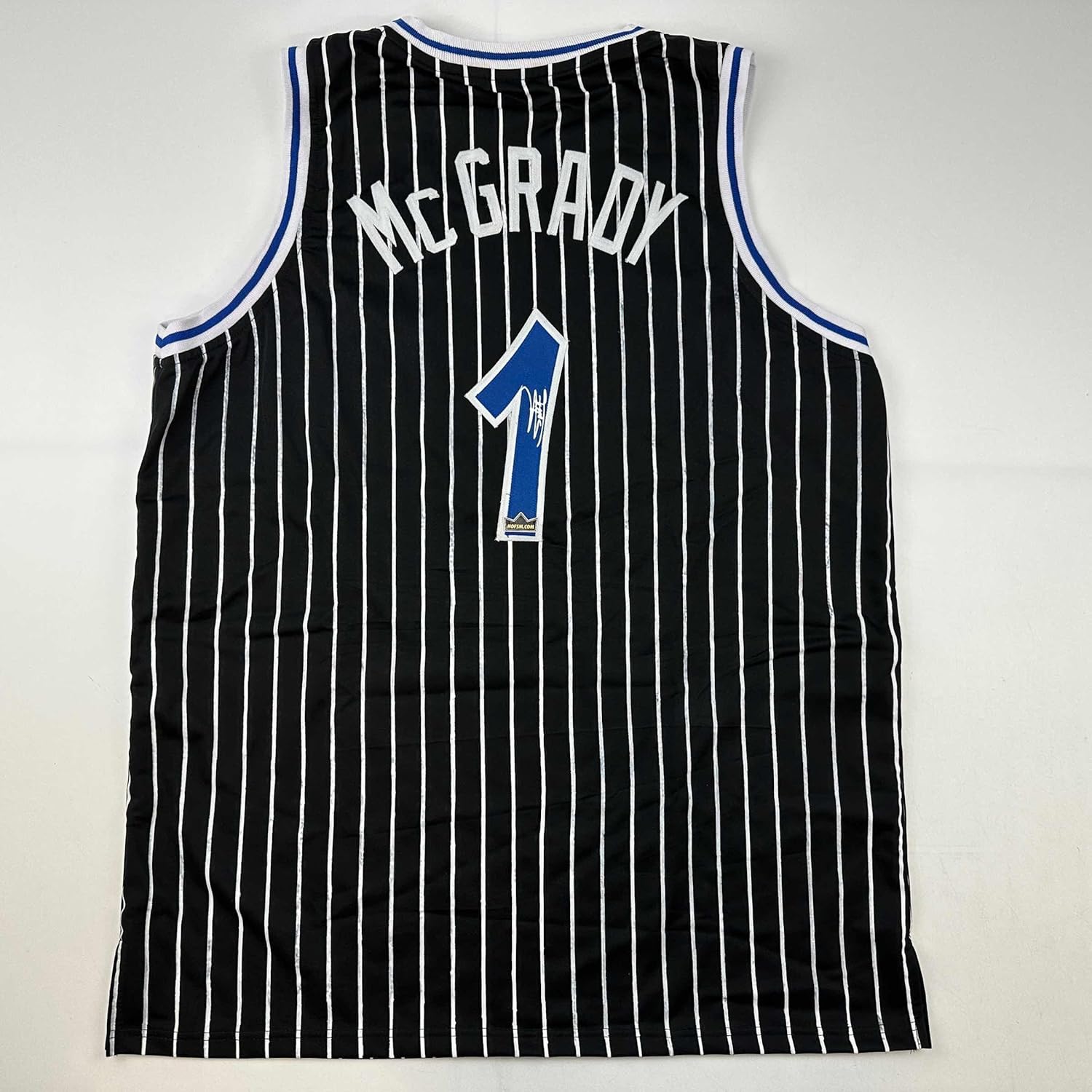 Facsimile Autographed Tracy McGrady Orlando Black Jersey XL