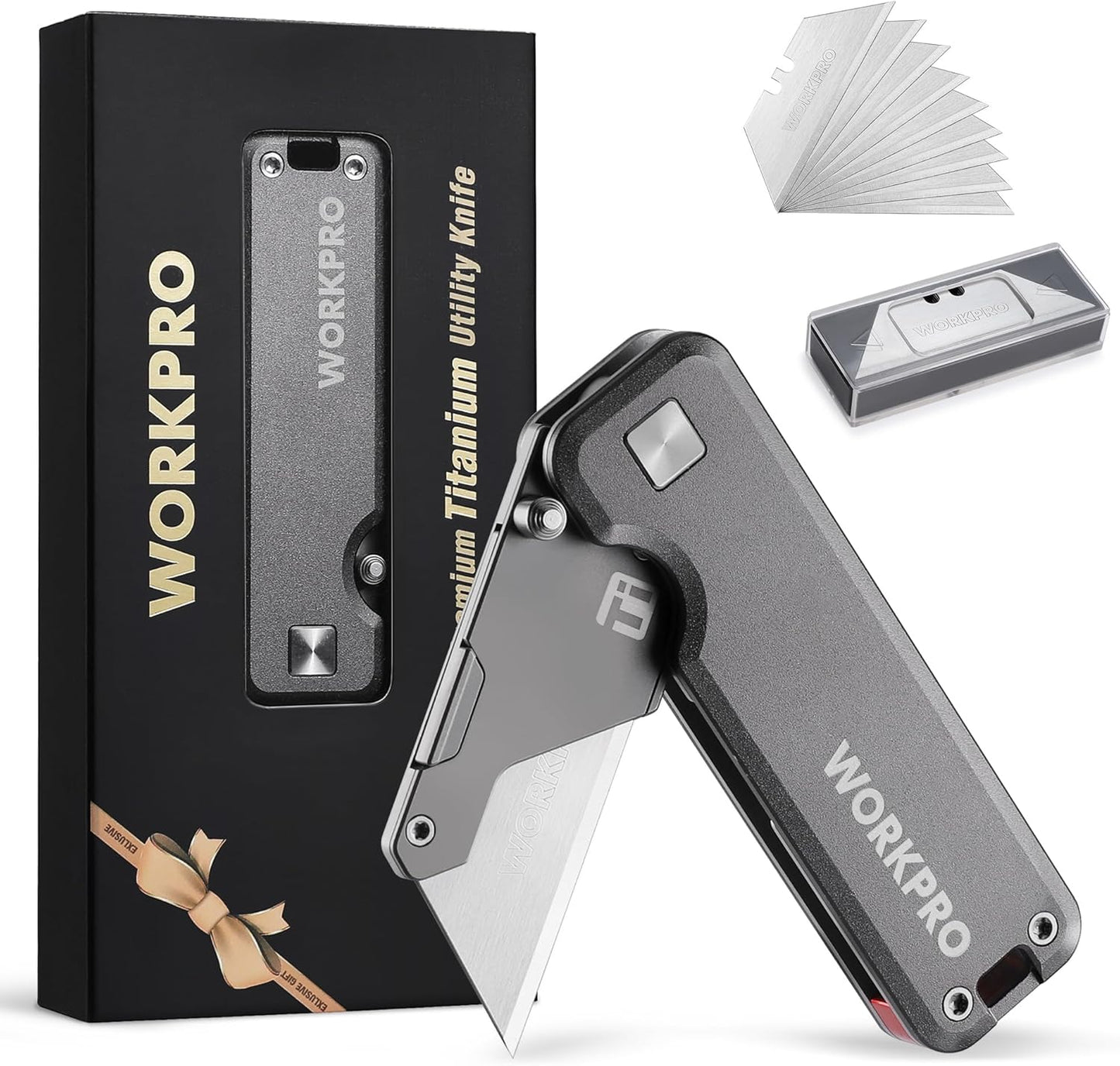 Premium Titanium Utility Knife for Effortless Cutting Tasks