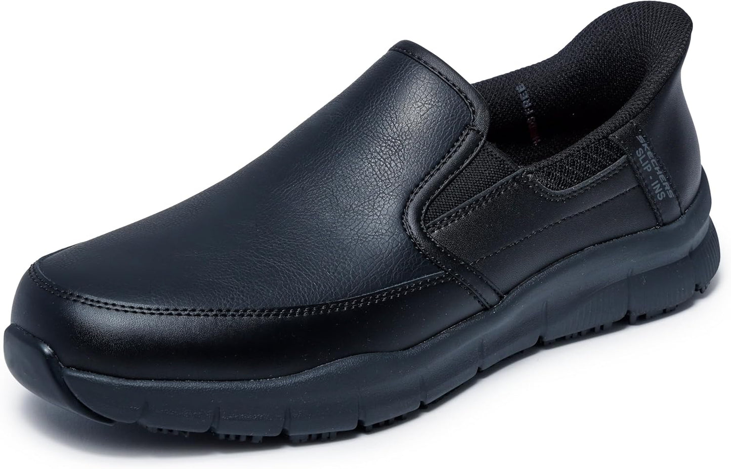 Skechers Men's Nampa Broxtin Slip-in Safety Shoes for Comfort