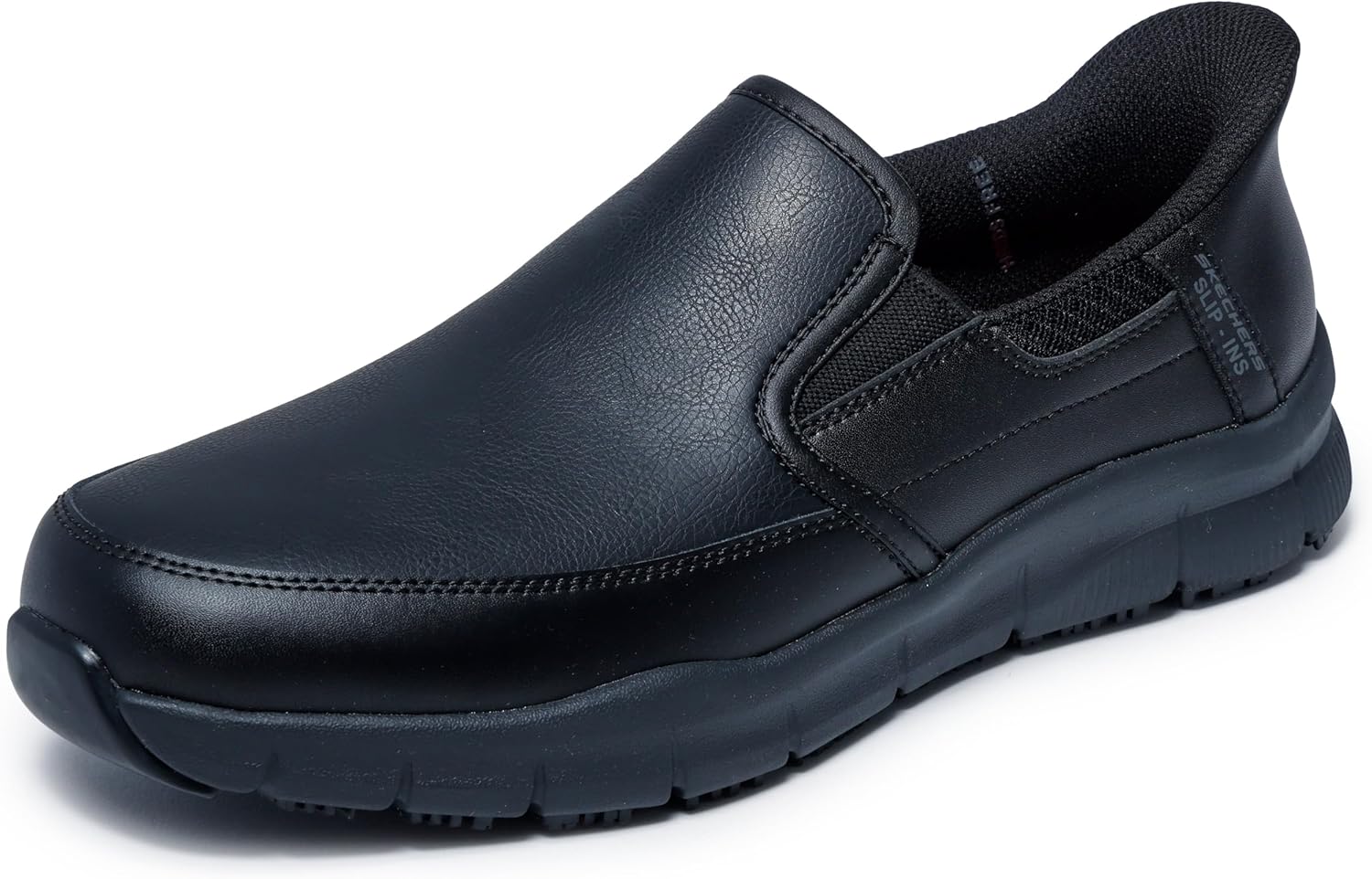 Skechers Men's Nampa Broxtin Hands Free Slip-in Safety Shoes Review