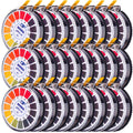 pH Test Paper Strips Roll 0-14 - 24 Rolls, 16.4 ft Each