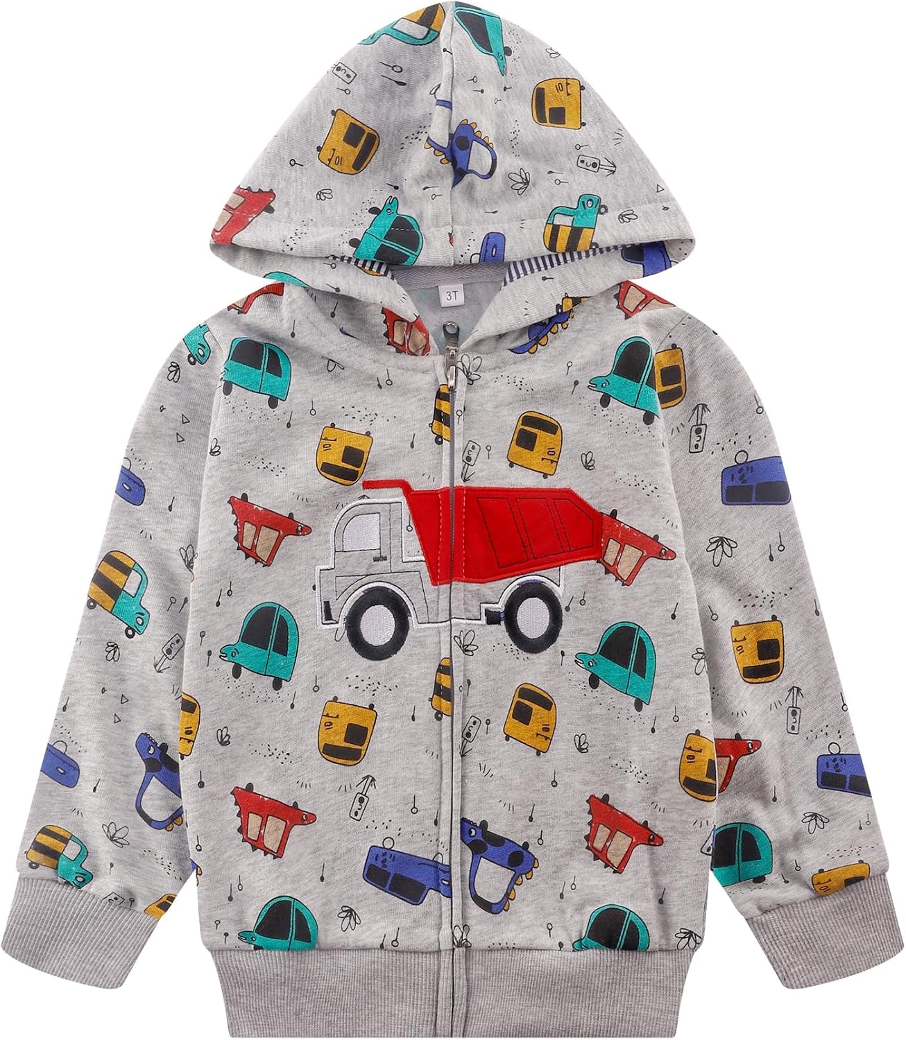 Akyzic Boys Cartoon Hoodie - Cozy Winter Jacket